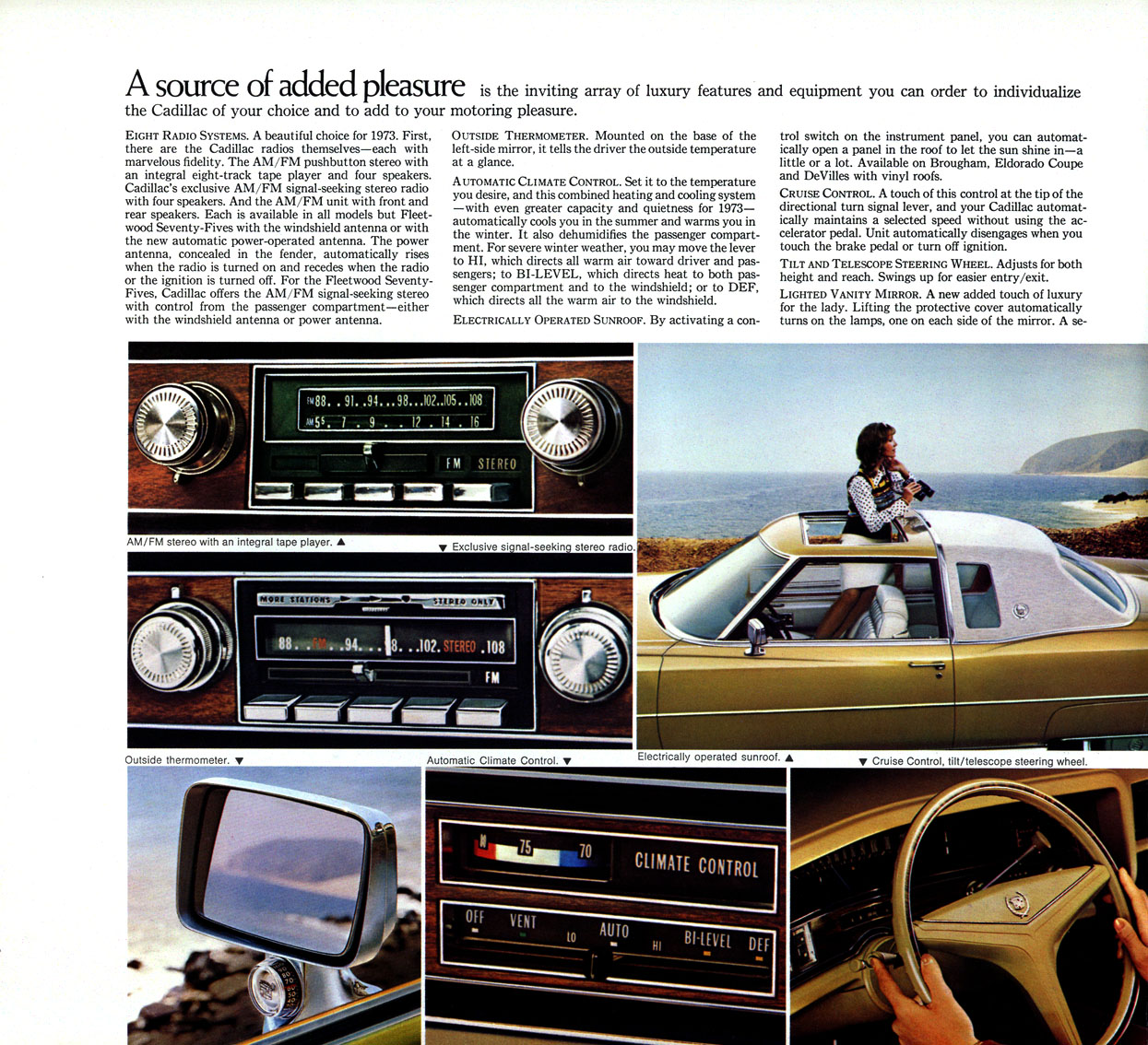 1973 Cadillac Brochure Page 25